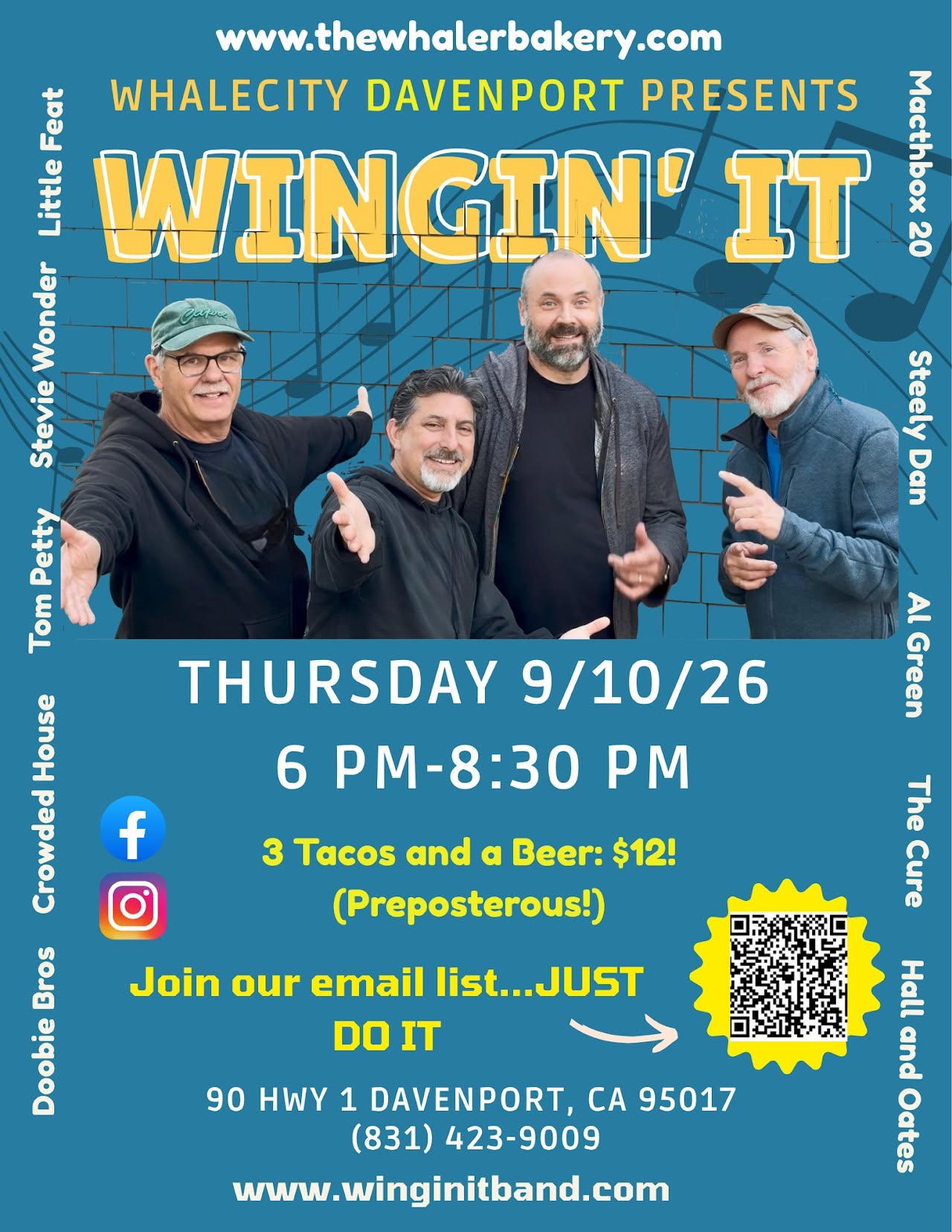 Santa Cruz County Live Music Roundup: Thurs, Sept 10, 2026